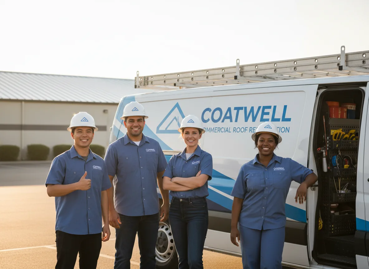 Commercial roof coating company in Peel, AR